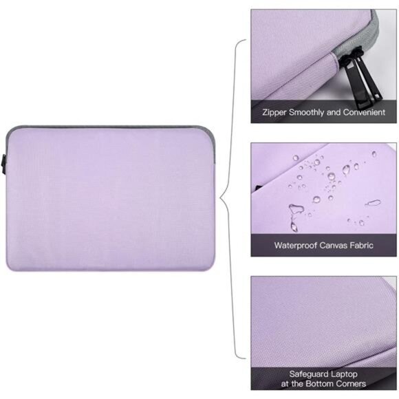 15.6 Inch Laptop Sleeve Case Computer Bag for ASUS VivoBook/Chromebook/ZenBook - Picture 5 of 7